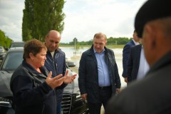 Мурат Кумпилов посетил пострадавшие от паводка районы Адыгеи