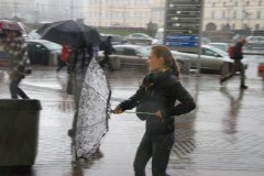 В Москве объявлен желтый уровень опасности из-за грозы и ветра