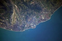Олимпийские объекты Сочи сфотографировали с МКС