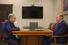 Мурат Кумпилов провел встречу с ректором Адыгейского госуниверситета