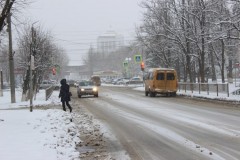 Из-за снегопада Госавтоинспекция Калмыкии осуществляет постоянный мониторинг дорожной обстановки