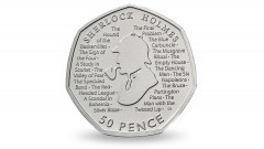 В Великобритании выпустили монету с изображением Шерлока Холмса