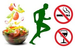 Спорт, здоровое питание и отказ от курения способны увеличить продолжительность жизни