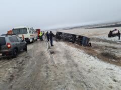 В Ростовской области опрокинулся автобус рейса «Москва-Луганск», двое погибли