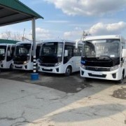 В Невинномысске закупили новые низкопольные автобусы