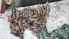 В Крымске во дворе дома найдено 225 боеприпасов времен войны
