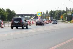 Движение на участке с 6 по 7 км Южного подъезда к Ростову-на-Дону будет организовано по 4 полосам