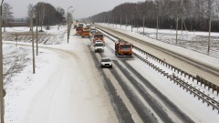 Дорожники ликвидируют последствия снегопада на федеральных трассах в Рязанской, Тамбовской, Воронежской, Ростовской и Волгоградской областях
