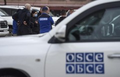 Сотрудников миссии ОБСЕ эвакуировали из Донецка в Ростовскую область