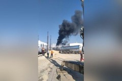 На Новошахтинском  нефтеперерабатывающем заводе вспыхнул пожар