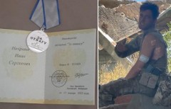 Боец из Невинномысска Иван Некраха получил медаль «За отвагу»