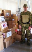 Профсоюзный гуманитарный груз был доставлен военнослужащим в Херсонскую область