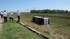 В Усть-Лабинском районе Кубани пассажирский автобус попал в ДТП, есть жертвы